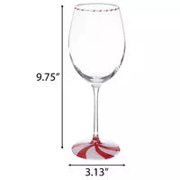 Peppermint Wine Glass