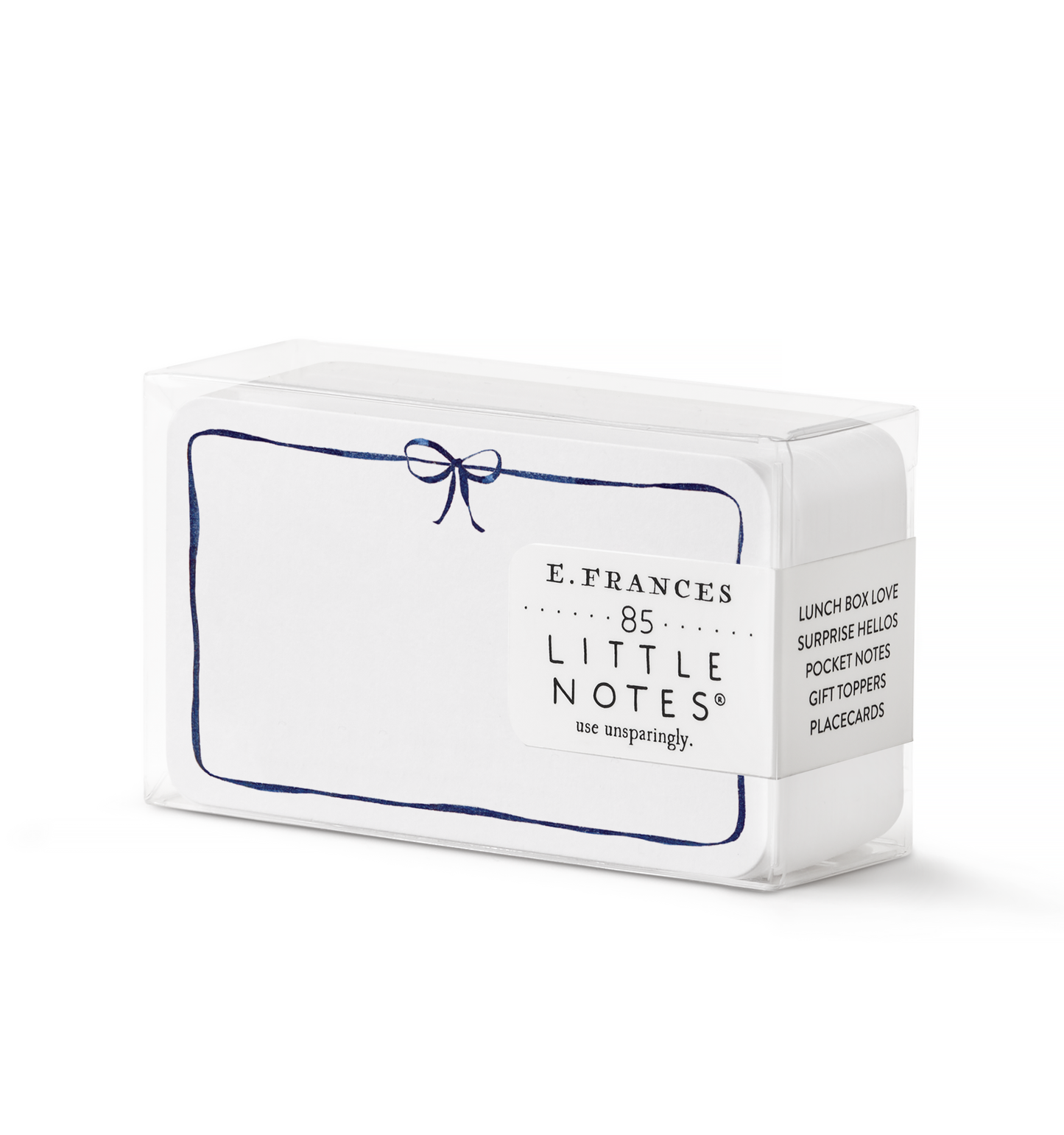E. Frances Paper - Navy Bow Little Notes® – Boxed Set of 85 Mini Notecards