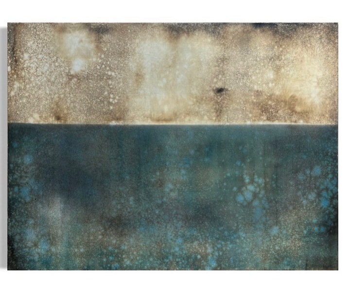 Art Untitled (15) 30"x40" (Tan/Blue Washed)