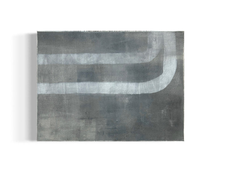 Art Untitled (13) 18"x 24" (Gray/Double 1/2 Arch)