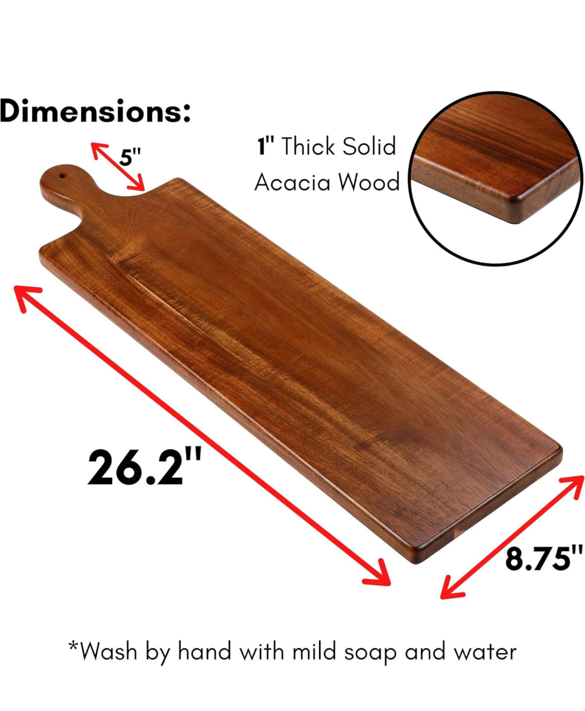 Charcuterie Wood Grazing Board