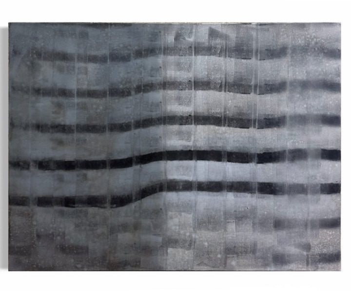 Art Untitled (16) 30x40 (Gray/Black/Waves)