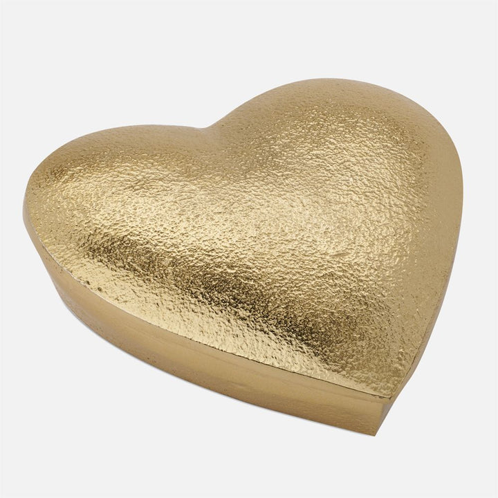Gold Heart Trinket Box