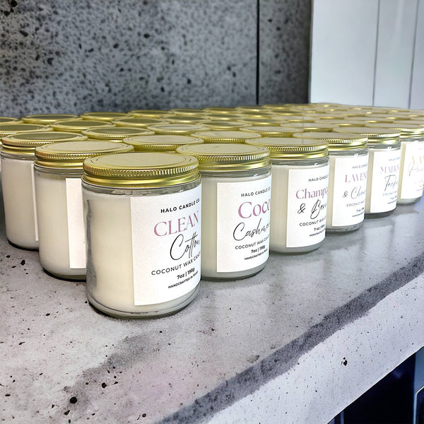 Halo Candle Co. - 7 oz Scented Candles