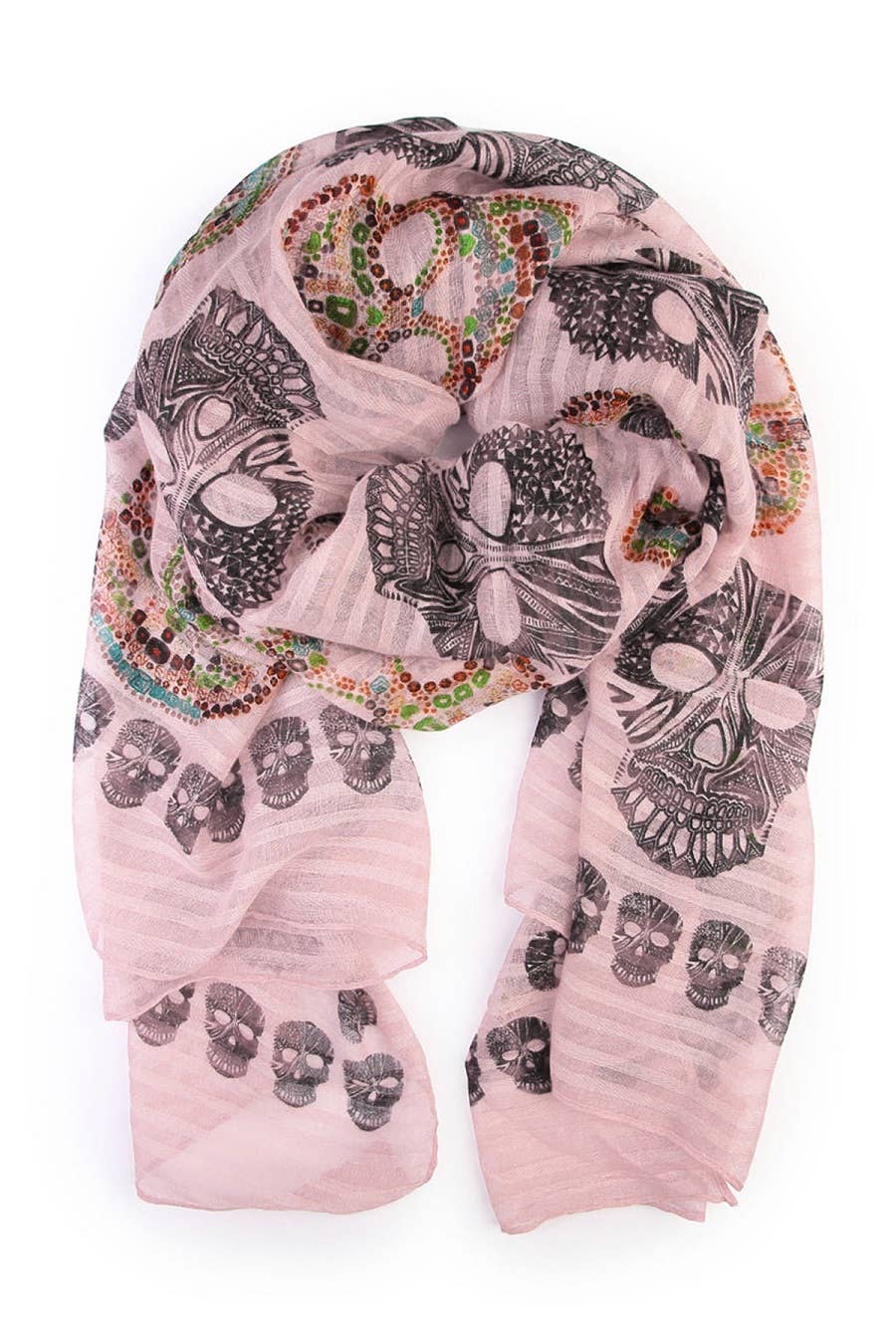 OBLONG SUGAR SKULL SCARF